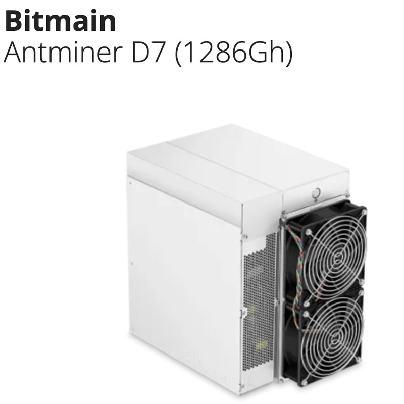 الگوریتم Bitmain Antminer D7 ASIC Miner Machine 1286TH/S 3148W Dash X11