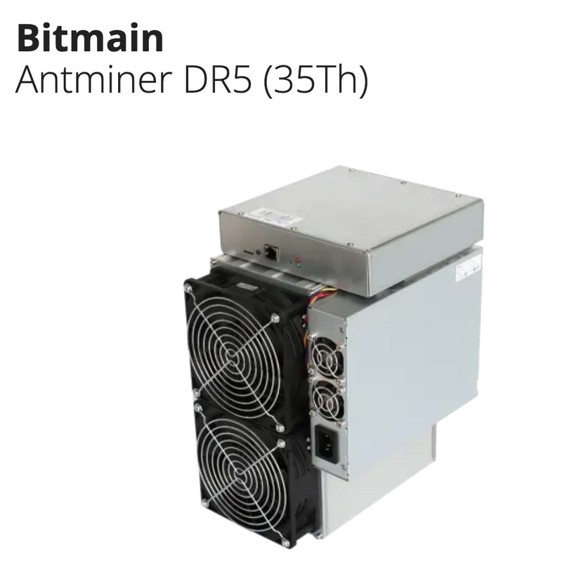 Blake256r14 Asic Bitmain Antminer DR5 34T/H 1800W با PSU